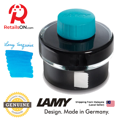 LAMY T52 Ink Bottle 50ml Turquoise / Fountain Pen Ink Bottle (ORIGINAL)