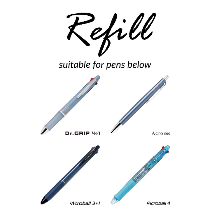 Pilot Pen Acroball Multifunction Ballpen Refill - for Dr Grip Acro ball Multi pen BVRF [ORIGINAL]