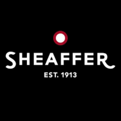 Sheaffer 100 Ballpoint Pen - Gift Set  - Steel Chrome (with Card Holder)  Refill Black - Medium (M) / [RetailsON]