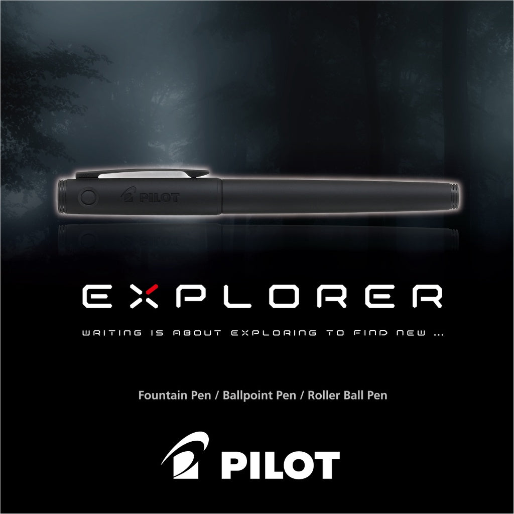 Pilot Explorer Fountain Pen - Gold Achromatic (with LASER Engraving) - KSGILLS.com | The Writing Instruments Expert