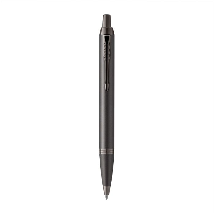 Parker IM Ballpoint Pen - Bronze Grey Titanium Monochrome (with Black - Medium (M) Refill) / {ORIGINAL} / [RetailsON]