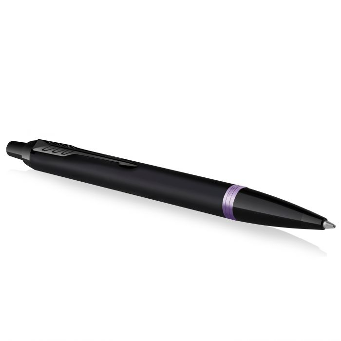 Parker IM Ballpoint Pen - Vibrant Rings - Amethyst Purple (with Black - Medium (M) Refill) / {ORIGINAL} / [RetailsON]