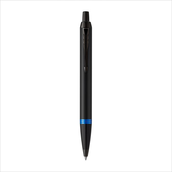 Parker IM Ballpoint Pen - Vibrant Rings - Marine Blue (with Black - Medium (M) Refill) / {ORIGINAL} / [RetailsON]