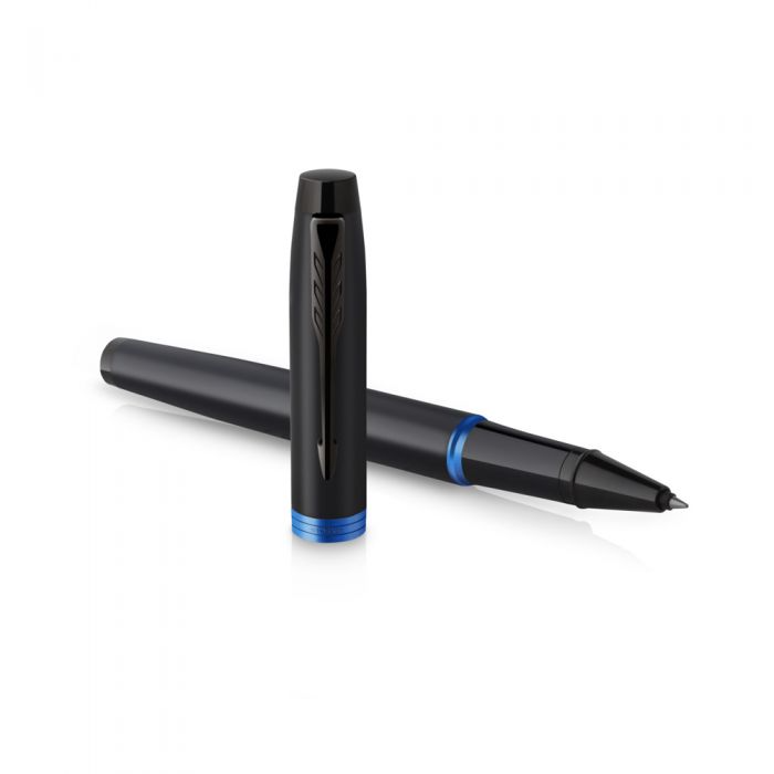 Parker IM Rollerball Pen - Vibrant Rings - Marine Blue (with Black - Medium (M) Refill) / {ORIGINAL} / [RetailsON]