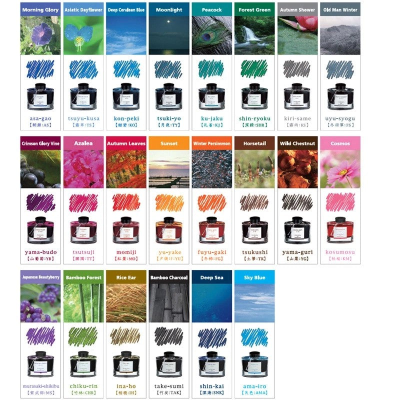 Pilot Iroshizuku Ink Bottle (15ml/50ml) - Fuyu Gaki / Fountain Pen Ink Bottle 1pc (ORIGINAL) / [RetailsON] - RetailsON.com (Premium Retail Collections)