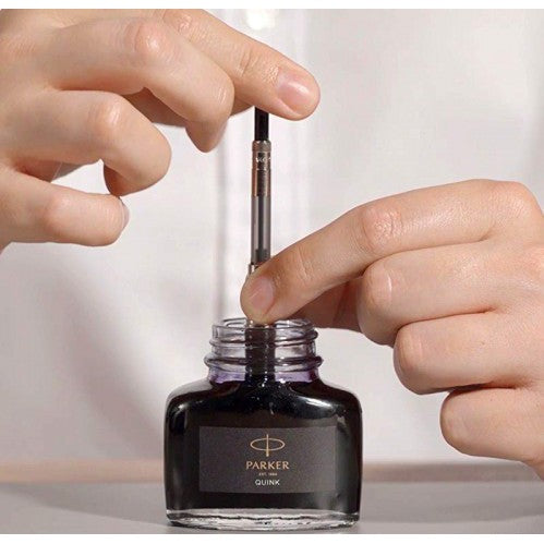 Parker Quink Ink Bottle 57ml Black / Fountain Pen Ink Bottle 1pc Black (ORIGINAL) - RetailsON.com (Premium Retail Collections)