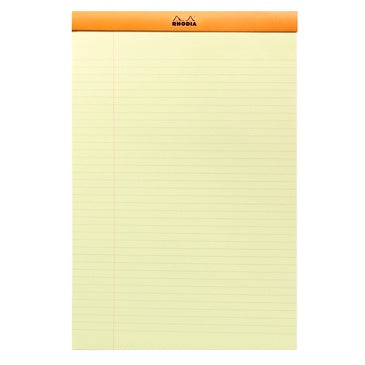 RHODIA Writing Pads - YELLOW Basics series No. 19 (A4+) - LEGAL PAD Fountain Pen Friendly Paper (ORIGINAL) | [RetailsON] - RetailsON.com (Premium Retail Collections)