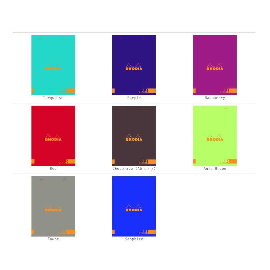 RHODIA Writing Pads - coloR Basics series No. 18 (A4) - Fountain Pen Friendly Paper (ORIGINAL) | [RetailsON] - RetailsON.com (Premium Retail Collections)