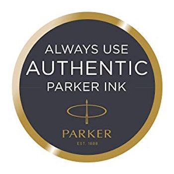Parker Quink MINI Fountain Pen Ink Cartridges - Black / Mini Fountain Pen Ink Refill [1 Pack of 12] - Black (ORIGINAL) - RetailsON.com (Premium Retail Collections)
