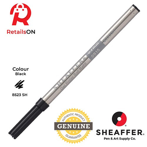 Sheaffer Refill "C" Style Gel Rollerball - Black / for Sheaffer POP and Award Rollerball Pens 1pc Black (ORIGINAL) - RetailsON.com (Premium Retail Collections)