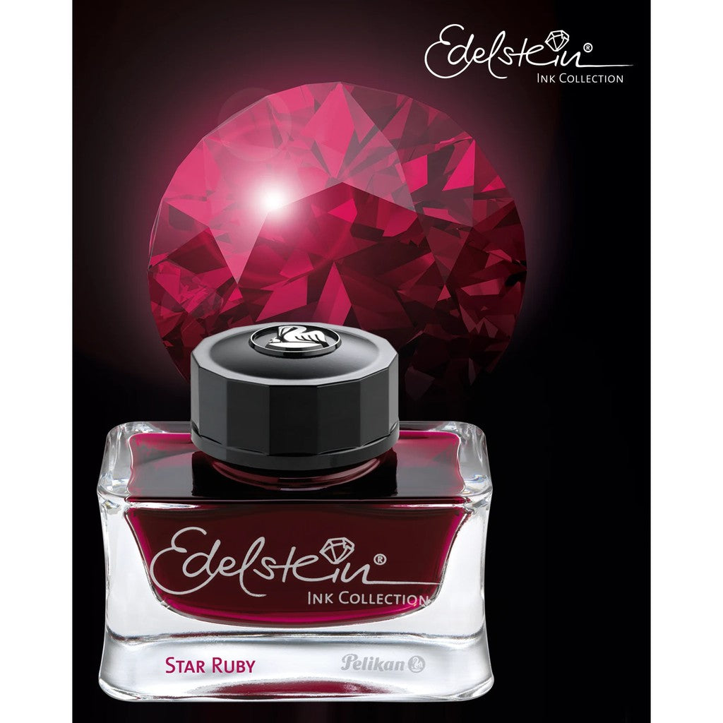 Pelikan Edelstein 50ml Ink Bottle - Star Ruby (Ink of the Year) / Fountain Pen Ink Bottle 1pc (ORIGINAL) - RetailsON.com (Premium Retail Collections)