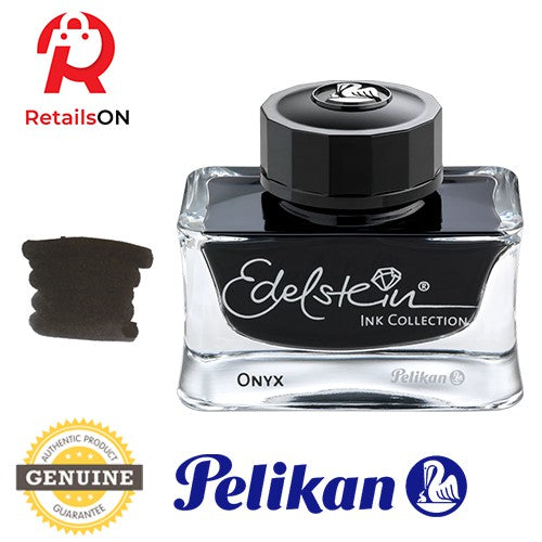 Pelikan Edelstein 50ml Ink Bottle - Onyx / Fountain Pen Ink Bottle 1pc (ORIGINAL) - RetailsON.com (Premium Retail Collections)