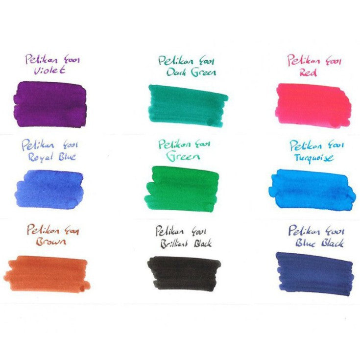 Pelikan 4001/GTP5 Ink Cartridges - Brilliant Black / International Fountain Pen Ink Cartridges (ORIGINAL) [1 Pack of 5] - RetailsON.com (Premium Retail Collections)