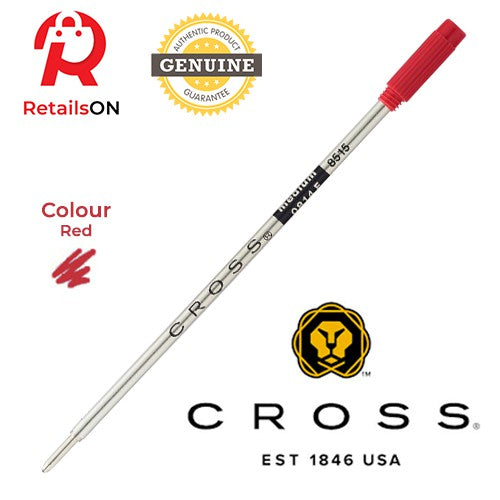 CROSS Refill Ballpoint - Red / Ball Point Pen Refill 1pc Red (ORIGINAL) - RetailsON.com (Premium Retail Collections)