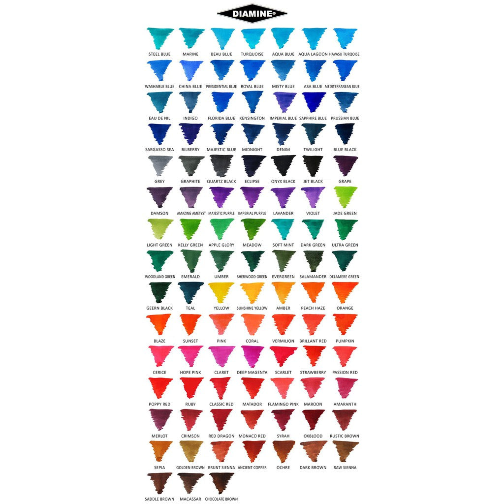 Diamine Ink Bottle (30ml / 80ml) - Flamingo Pink / Fountain Pen Ink Bottle 1pc (ORIGINAL) / [RetailsON] - RetailsON.com (Premium Retail Collections)