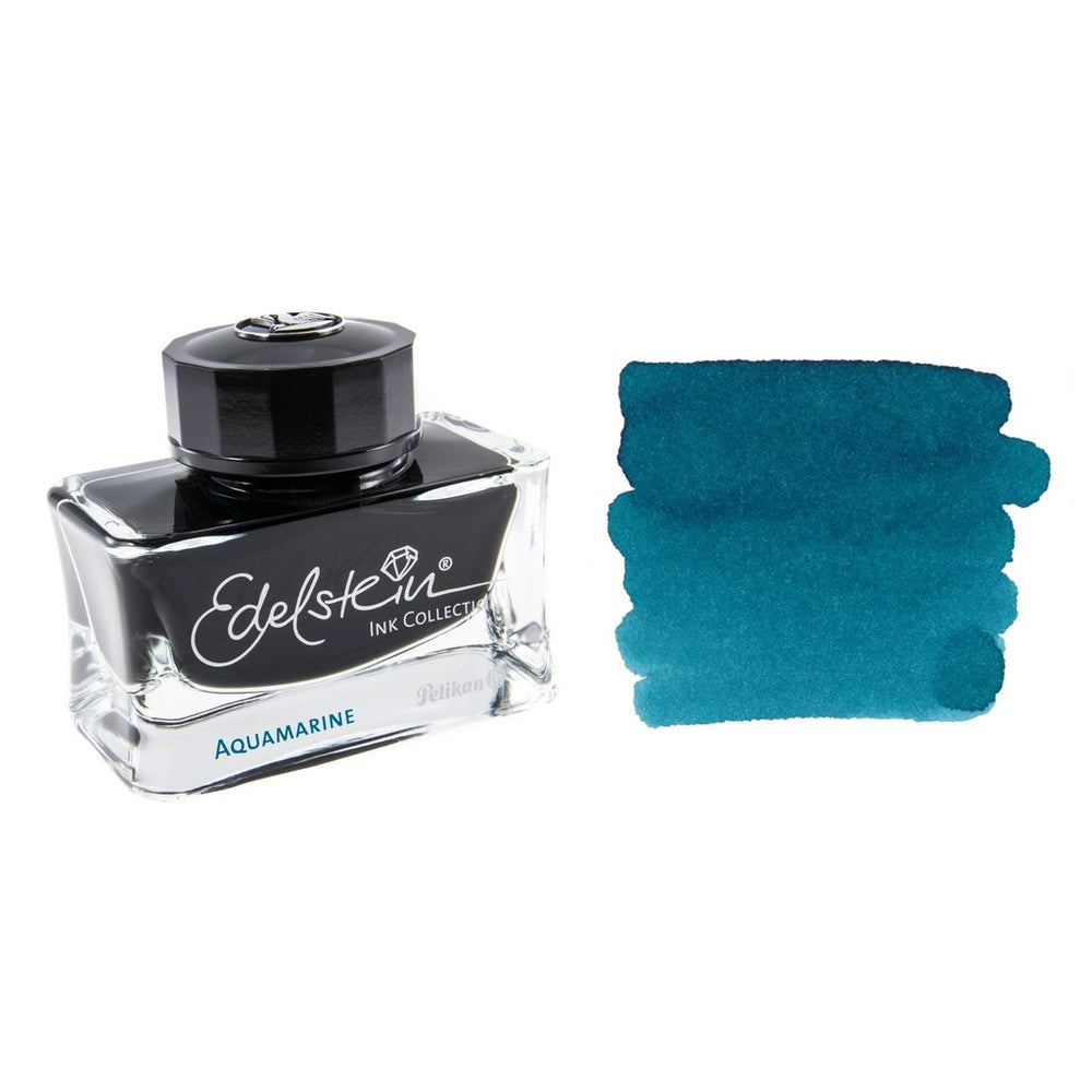Pelikan Edelstein 50ml Ink Bottle - Aquamarine (Ink of the Year) / Fountain Pen Ink Bottle (ORIGINAL) 1pc - RetailsON.com (Premium Retail Collections)
