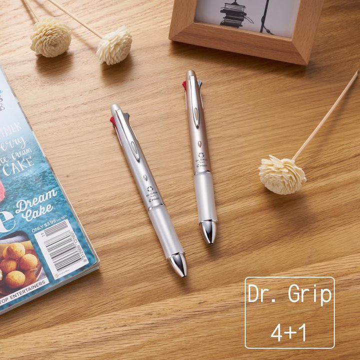Pilot Dr. Grip Multifunction Pen with Pencil (4+1) - 0.7mm (F) - Bordeaux Red / Dr Grip / {ORIGINAL} / [RetailsON] - RetailsON.com (Premium Retail Collections)