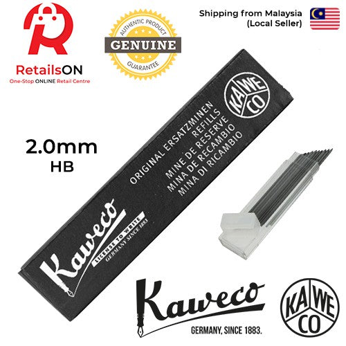 Kaweco Graphite Lead 2.0mm HB | Pencil Lead for Mechanical Pencil 2.0MM X 80MM - [1 Pack of 24pcs Lead] (ORIGINAL) - RetailsON.com (Premium Retail Collections)