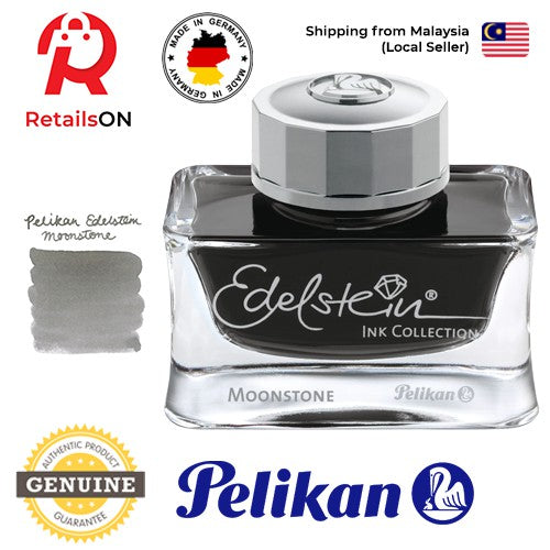 Pelikan Edelstein 50ml Ink Bottle - Moonstone (Ink of the Year) / Fountain Pen Ink Bottle 1pc (ORIGINAL) - RetailsON.com (Premium Retail Collections)