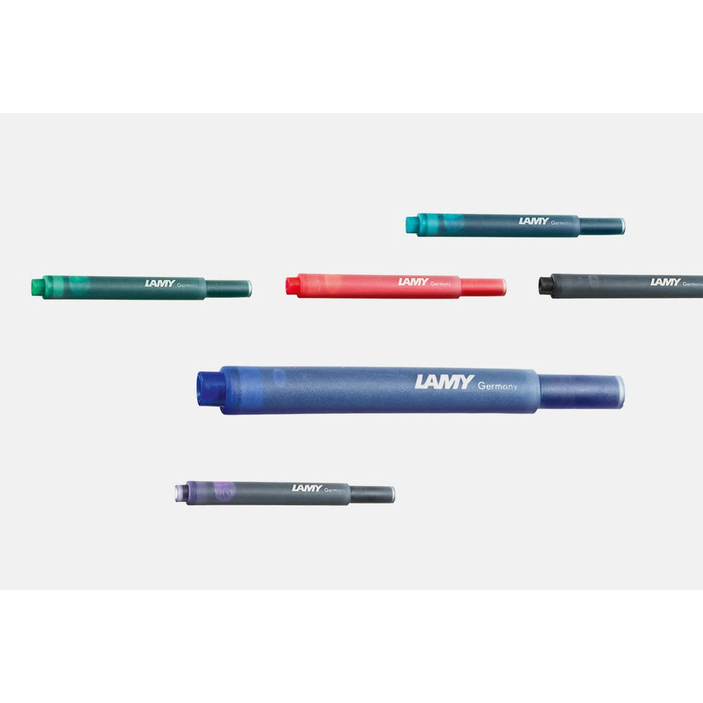 LAMY T10 Fountain Pen Ink Cartridge - Blue Black / Fountain Pen Refill [1 Pack of 5] (ORIGINAL) - RetailsON.com (Premium Retail Collections)