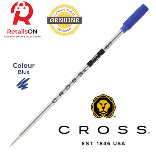 CROSS Refill Ballpoint - Blue / Ball Point Pen Refill 1pc Blue (ORIGINAL) - RetailsON.com (Premium Retail Collections)