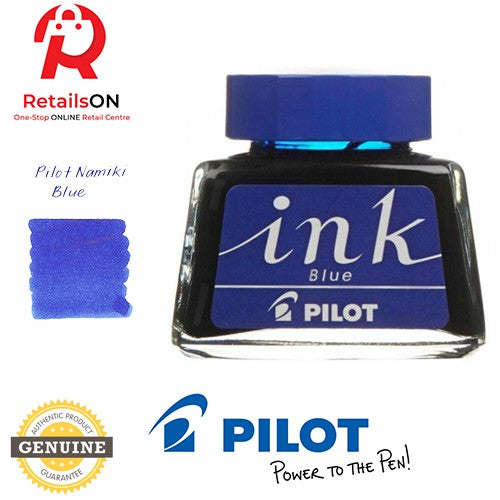 Pilot Fountain Pen Ink Bottle 30ml - Blue / Namiki Fountain Pen Ink 1pc - Blue (ORIGINAL) - RetailsON.com (Premium Retail Collections)