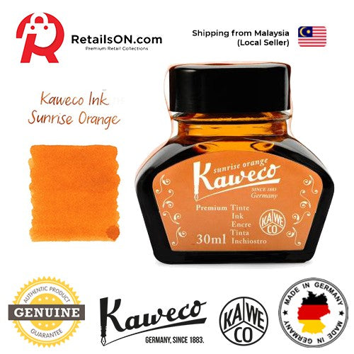 Kaweco Ink Bottle (30ml) - Sunrise Orange / Fountain Pen Ink Bottle 1pc (ORIGINAL) / [RetailsON] - RetailsON.com (Premium Retail Collections)