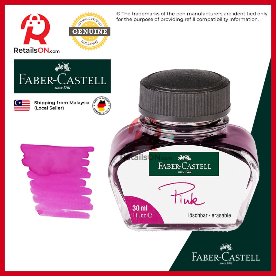 Faber-Castell Ink Bottle (30ml) Pink Faber Castell Fountain